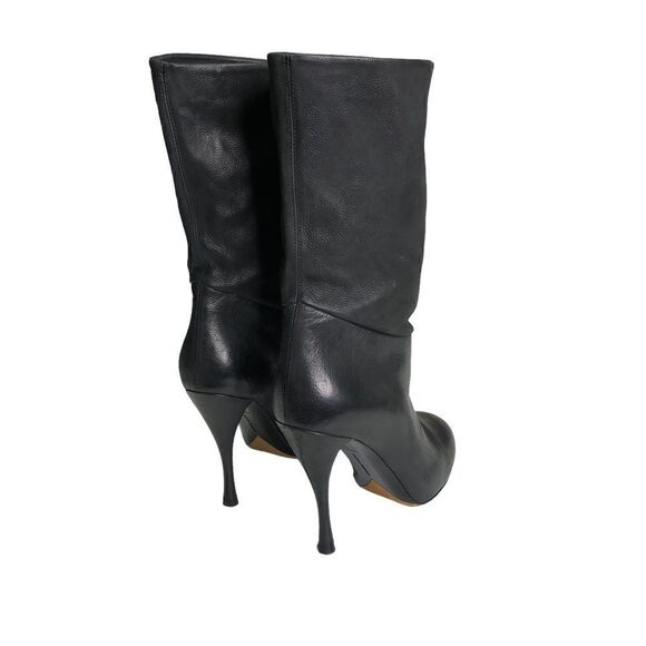 Tabitha Simmons Soft Leather Calf Boots Shoes 39 Black great condition - Picture 10 of 12